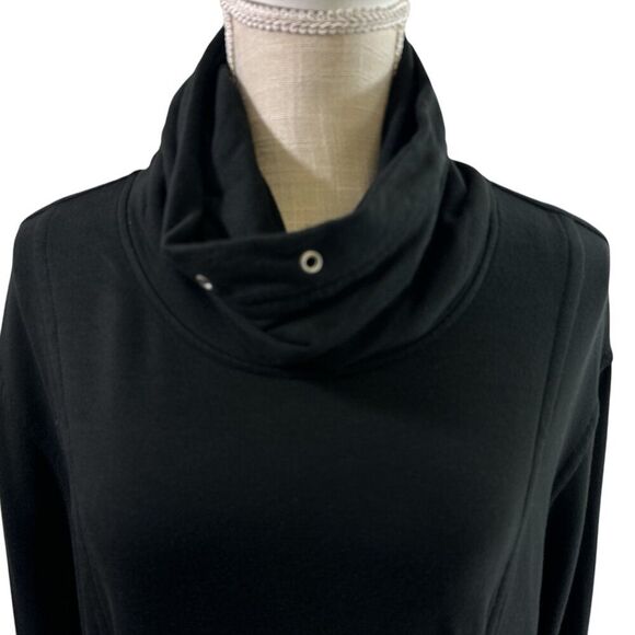 Helmut Lang Black Turtleneck Top Women’s Stretch Minimalist Designer M - Picture 2 of 13